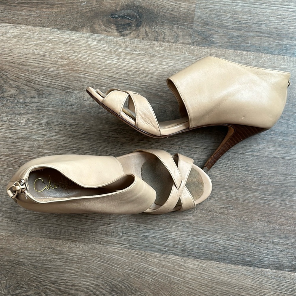 Cole Haan Nude Heels with Nike Air technology